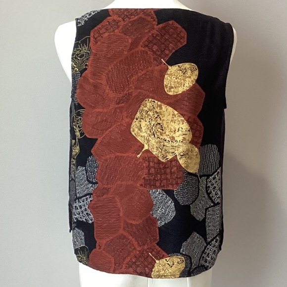 Citron Silk Floral Print Cami Tank - Petite Small - Picture 8 of 10